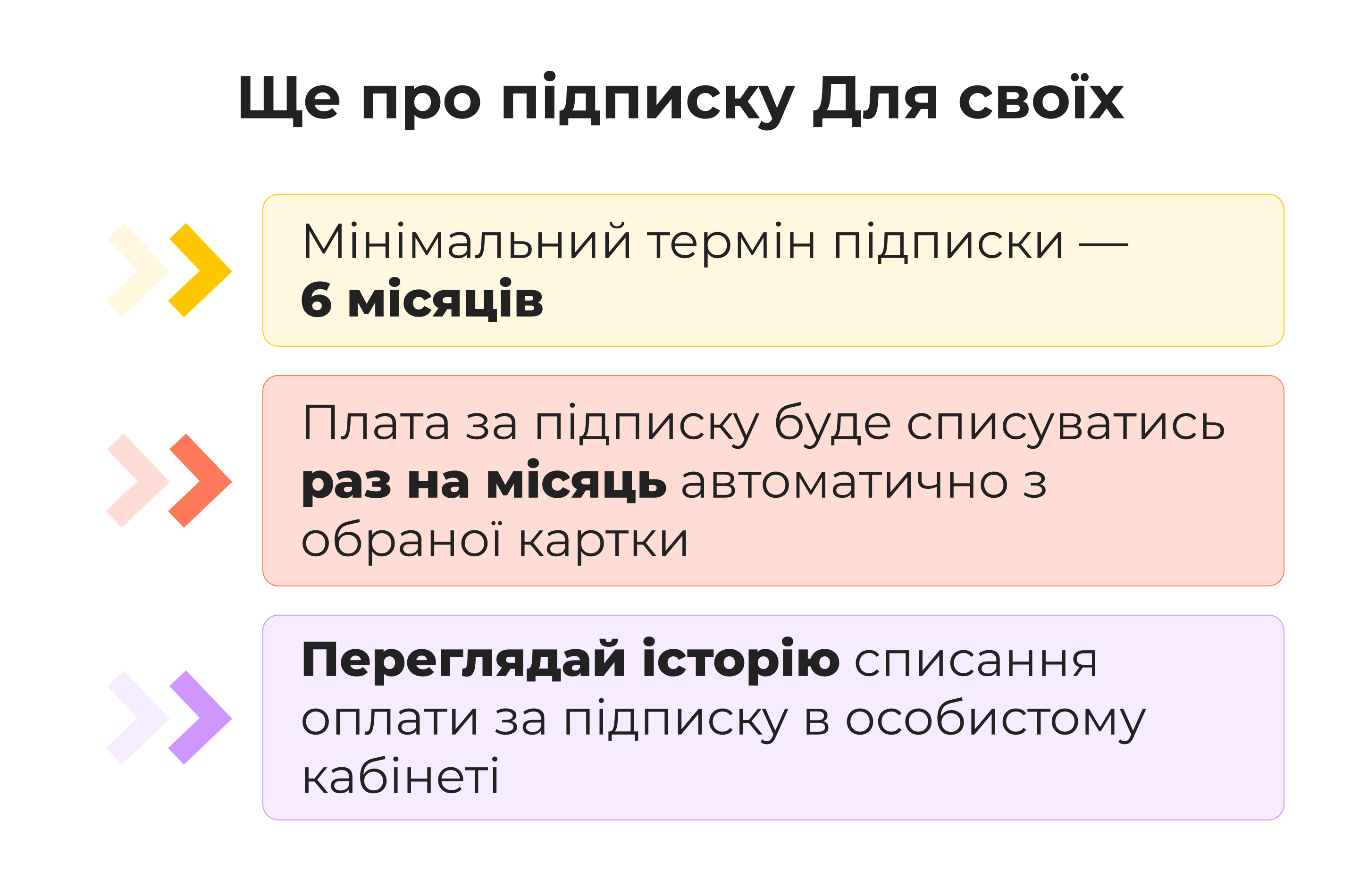 Ще про підписку
